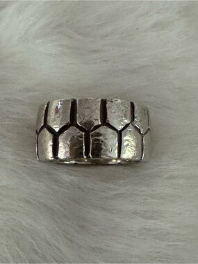 Mignon Faget Sterling Silver Tortoise Shell Ring